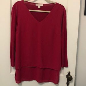 Michael Kors 3/4 length sleeve shirt